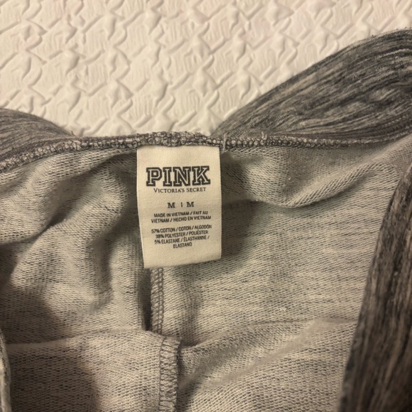 PINK size medium logo jogger sweat pants with Hawaiian floral print - Picture 9 of 9